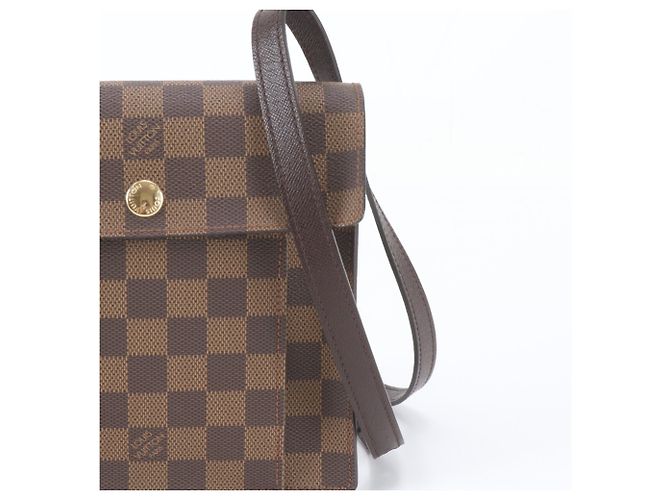 Bolsa de Ombro Louis Vuitton Damier Pimlico em Couro Damier ebene - vista 2