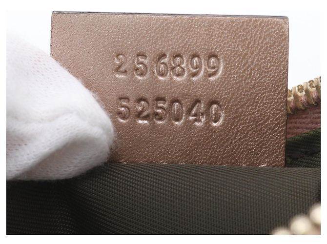 Sac bandoulière Gucci GG Canvas Lovely Heart Beige - vue 9