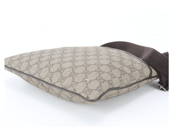 Borsa a tracolla Gucci GG Supreme in pelle Marrone - vista 6