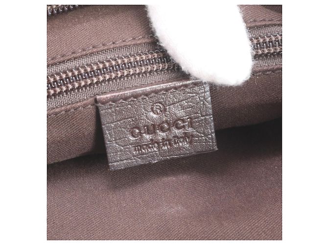 Borsa a tracolla Gucci GG Supreme in pelle Marrone - vista 9