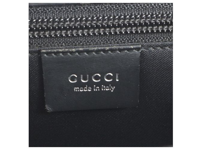 Gucci GG Nylon Leather Aktentasche Schwarz - Ansicht 8