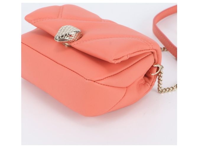 Bulgari Borsa a tracolla Bvlgari Serpenti Cabochon in pelle Rosa - vista 4