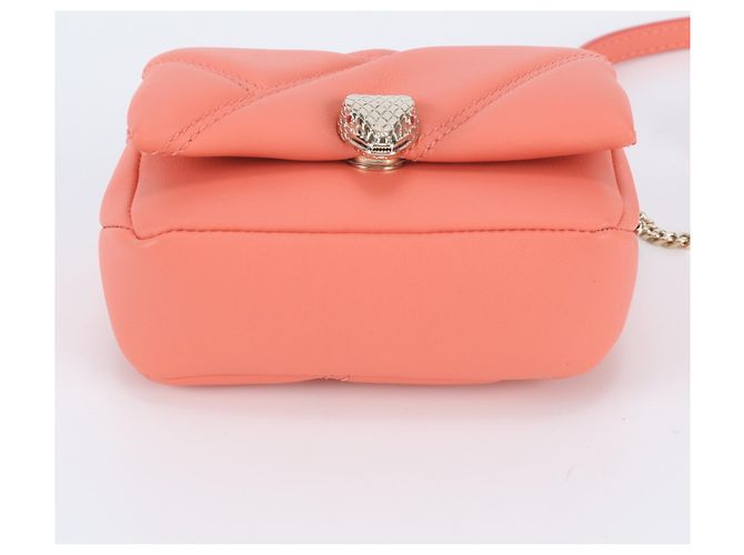 Bulgari Borsa a tracolla Bvlgari Serpenti Cabochon in pelle Rosa - vista 6