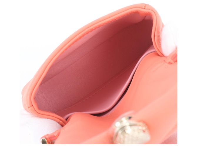 Bulgari Borsa a tracolla Bvlgari Serpenti Cabochon in pelle Rosa - vista 7