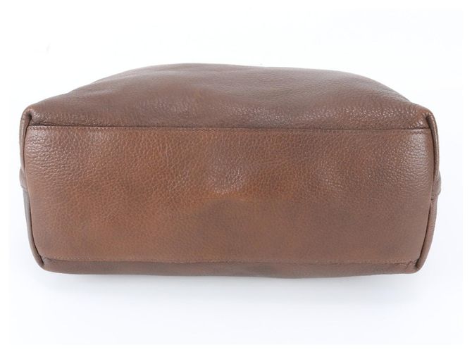 Prada Vitello Daino Leather Tote Bag Brown - view 5
