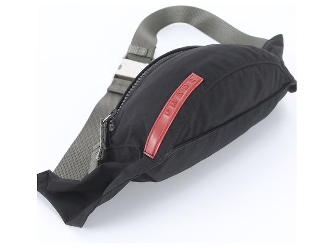 Autre Marque Pradasports Prada Sport 4VA125 2-Way Body Bag Nero - vista 6