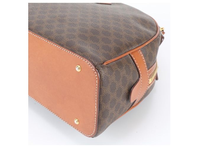 Céline Saco Tote Celine Macadam em couro Marrom - vista 5