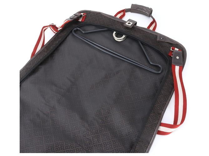 Borsa a tracolla in pelle Bally Trainspotting Marrone scuro - vista 8