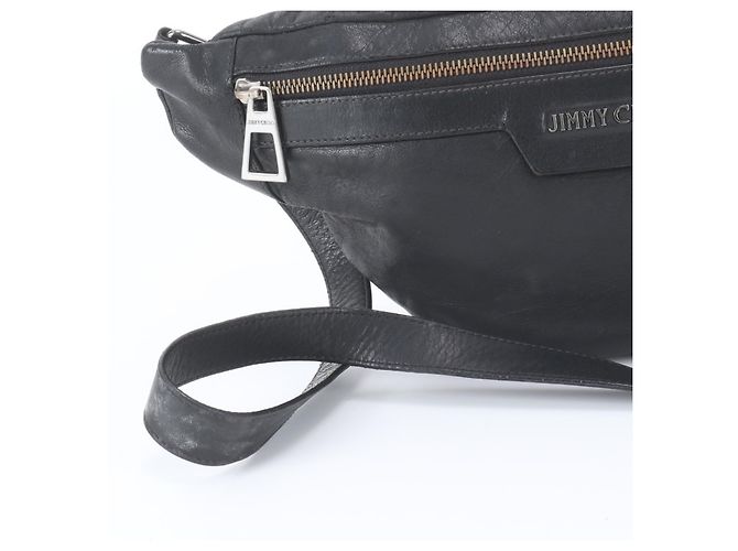 Borsa a tracolla in pelle Jimmy Choo Nero - vista 2