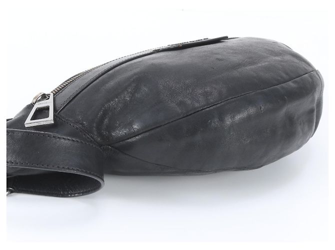 Borsa a tracolla in pelle Jimmy Choo Nero - vista 4