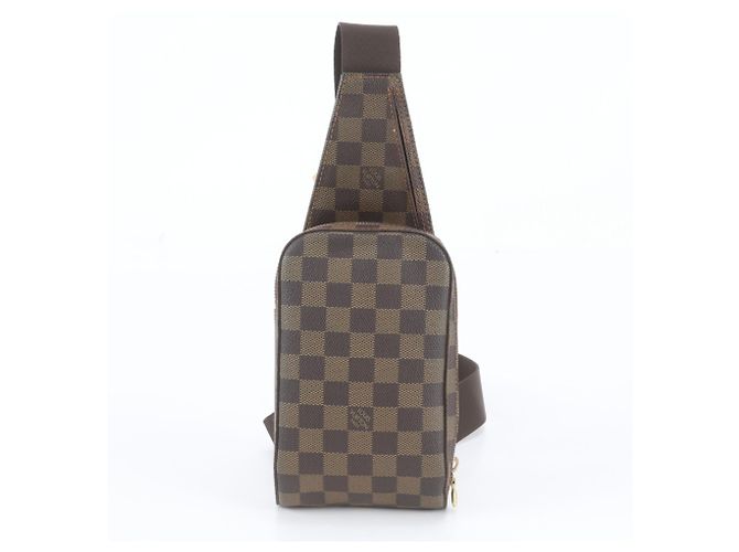 Bolsa de corpo Louis Vuitton Damier Geronimos em couro Damier ebene - vista 2
