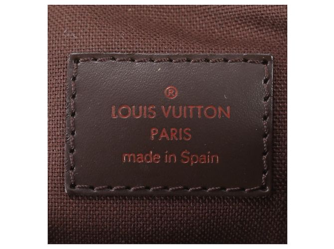 Bolsa de corpo Louis Vuitton Damier Geronimos em couro Damier ebene - vista 8