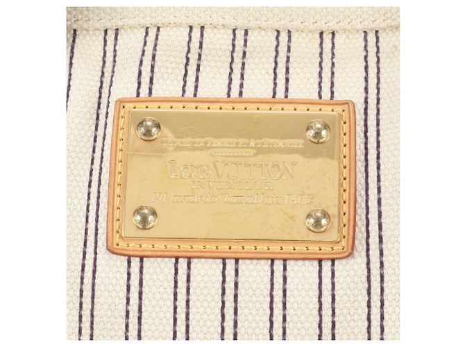 Sac Cabas Louis Vuitton Antigua MM Bleu Marine - vue 11