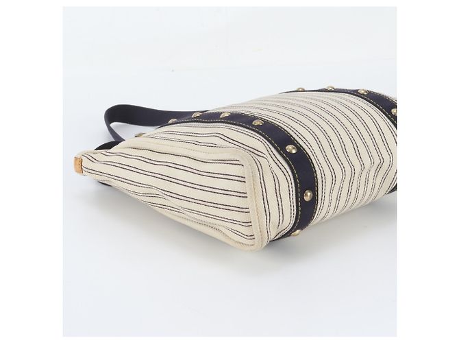 Sac Cabas Louis Vuitton Antigua MM Bleu Marine - vue 5