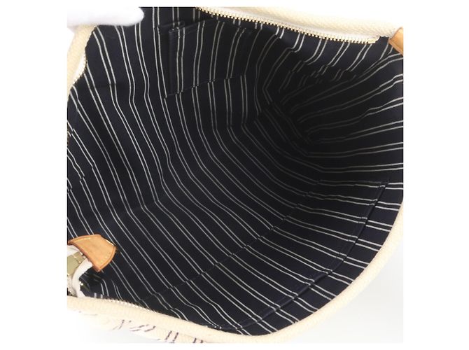 Sac Cabas Louis Vuitton Antigua MM Bleu Marine - vue 7