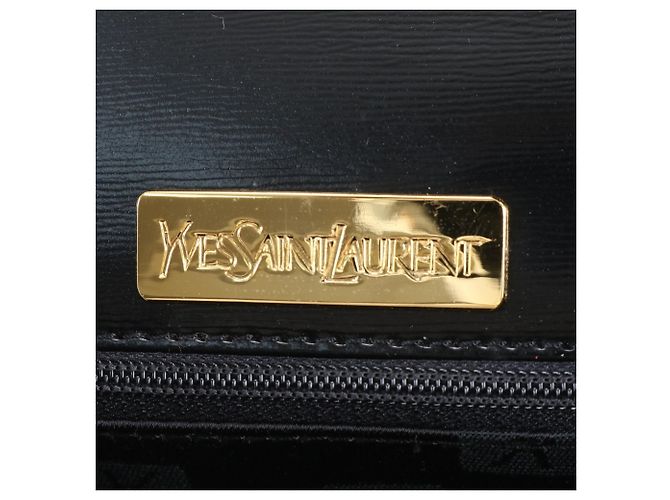 Borsa a tracolla in pelle YSL Yves Saint Laurent Nero - vista 8