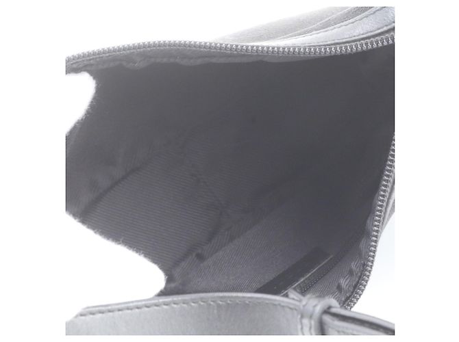 Bolso de hombro Gucci de lona GG y cuero Negro - vista 7