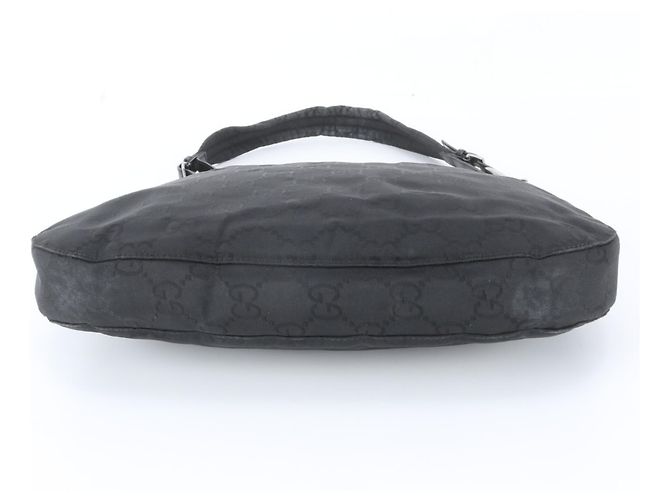 Borsa a tracolla Gucci GG 001 3166 in pelle nera Nero - vista 5