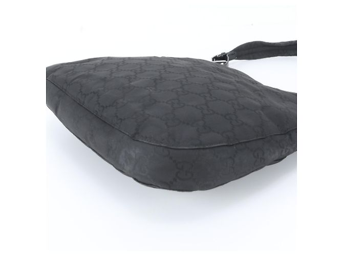 Borsa a tracolla Gucci GG 001 3166 in pelle nera Nero - vista 6