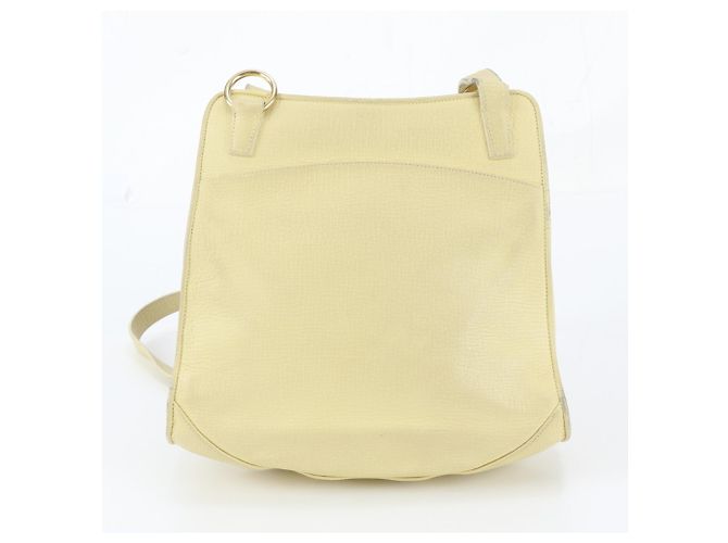 Loewe Leather Shoulder Bag Yellow - view 3