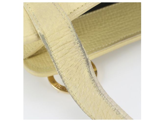 Loewe Leather Shoulder Bag Yellow - view 9