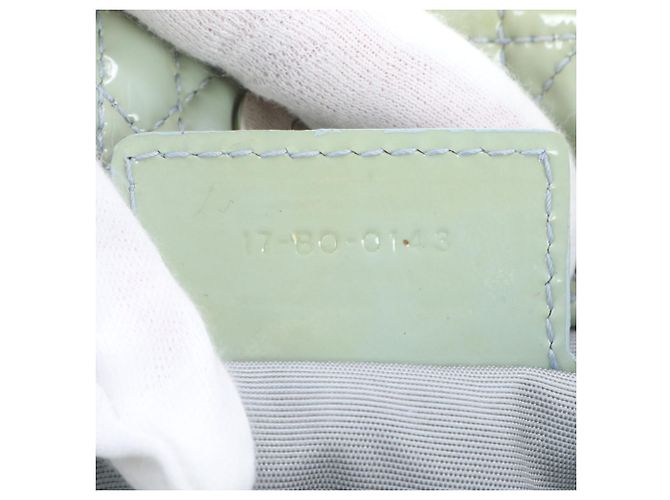 Bolso Shopping Soft Christian Dior de Piel Cannage Verde - vista 11