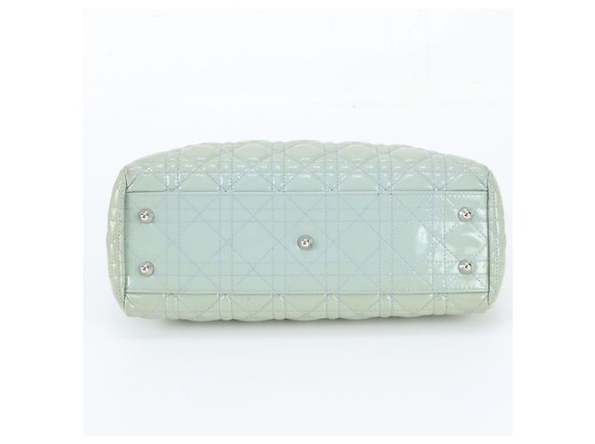 Bolso Shopping Soft Christian Dior de Piel Cannage Verde - vista 6