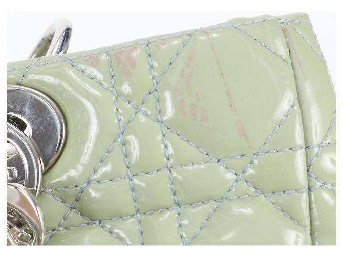 Bolso Shopping Soft Christian Dior de Piel Cannage Verde - vista 9