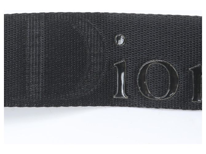 Borsa a tracolla in pelle Christian Dior Trotter Blu navy - vista 8