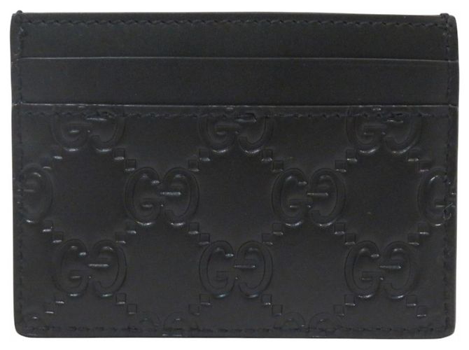 Tarjetero Gucci de piel negra Negro - vista 2