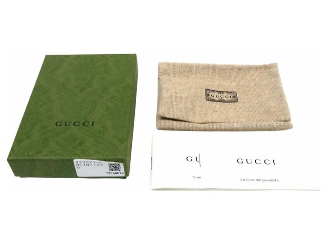 Tarjetero Gucci de piel negra Negro - vista 5
