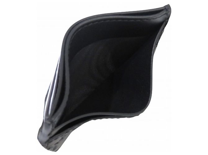 Tarjetero Gucci de piel negra Negro - vista 8