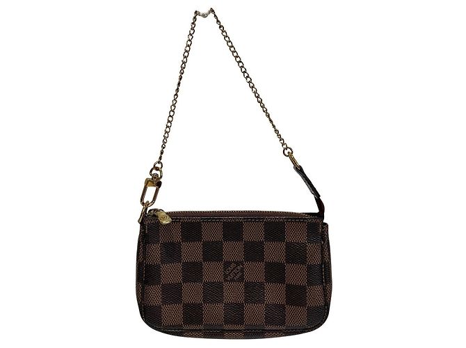 Bolsa Louis Vuitton Mini Pochette Accessoires Damier ebene - vista 2