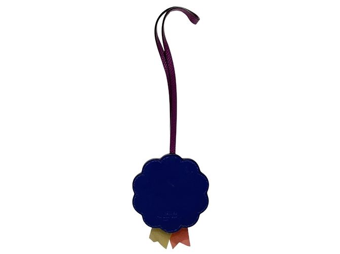 Hermès Hermes Omotesando Limited Edition Handbag Charm Blau Lila - Ansicht 2