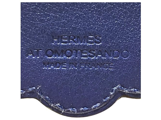 Hermès Hermes Omotesando Limited Edition Handbag Charm Blau Lila - Ansicht 4
