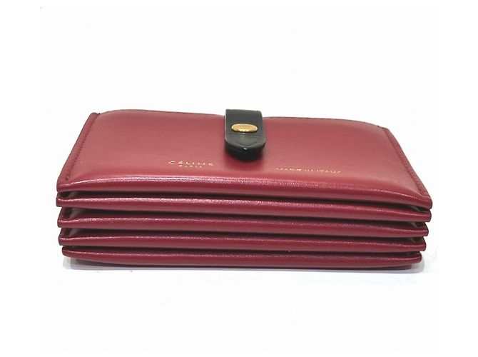 Céline Tarjetero Celine Negro Roja - vista 3