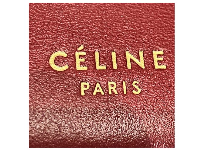Céline Tarjetero Celine Negro Roja - vista 4