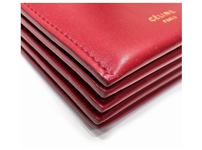 Céline Tarjetero Celine Negro Roja - vista 7