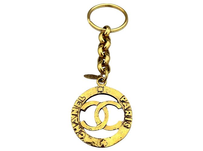 Portachiavi Chanel placcato oro D'oro - vista 2