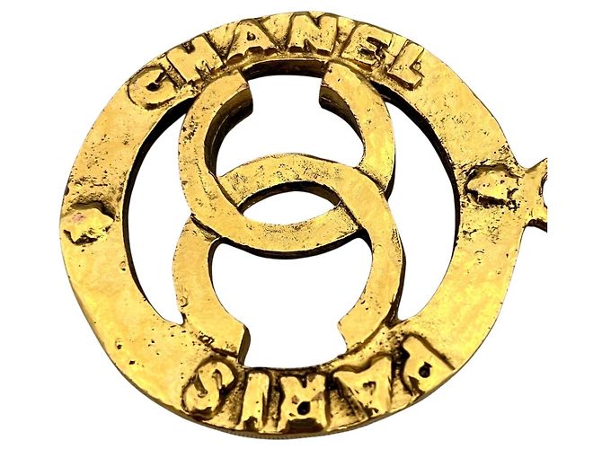 Portachiavi Chanel placcato oro D'oro - vista 3