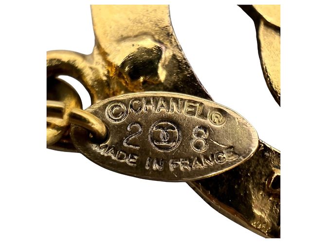 Portachiavi Chanel placcato oro D'oro - vista 4