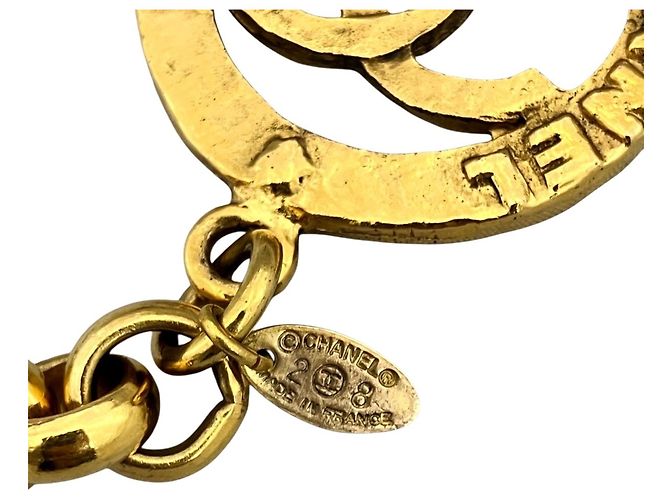 Portachiavi Chanel placcato oro D'oro - vista 8