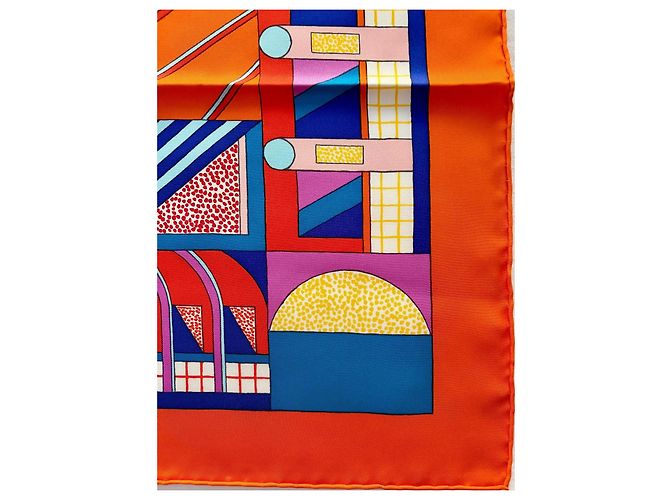 Hermès Seidentuch A Garden of Shapes 90cm Mehrfarben - Ansicht 4