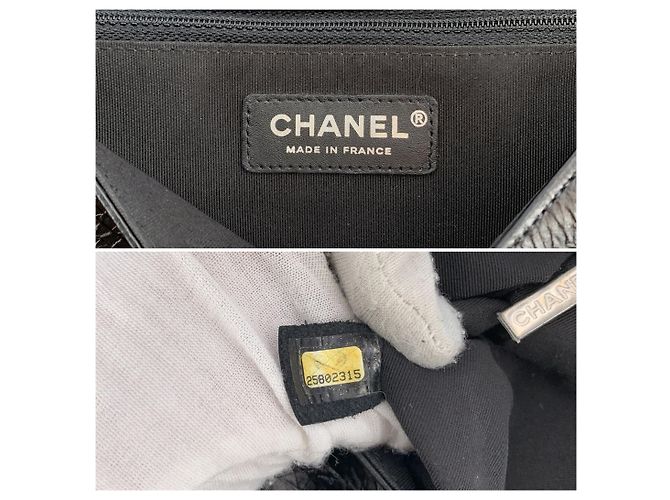 Timeless Chanel Borsa crossbody a patta 2018 in pelle bi-matelassé invecchiata nera Nero - vista 6