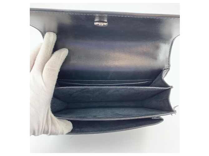 Autre Marque Bolsa de Ombro YSL Sunset Medium em couro preto - vista 5