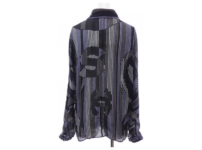 Chanel P75476V67175 Hemd Schwarz Lila - Ansicht 2