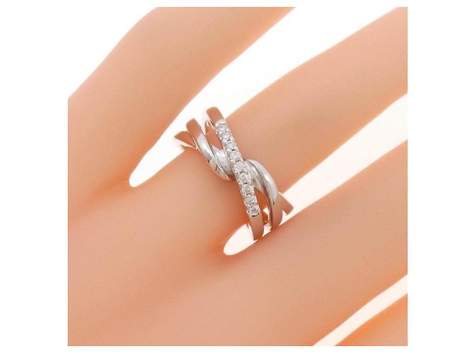 Autre Marque Anillo Vendome Au750 Diamante Plata - vista 5