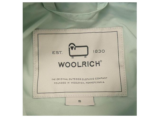 Woolrich WWOU0936 Wolljacke Blau - Ansicht 4
