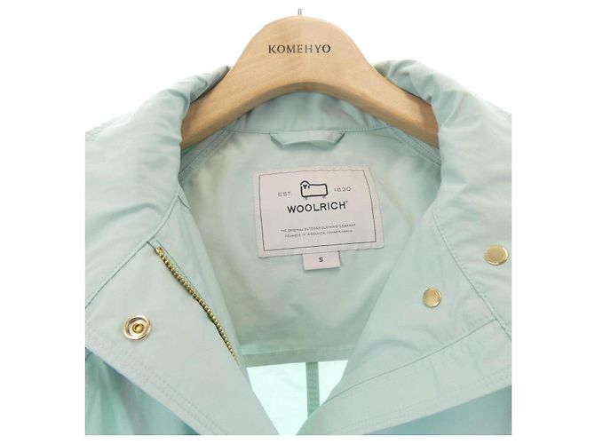 Woolrich WWOU0936 Wolljacke Blau - Ansicht 5