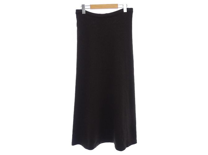 Gonna in cashmere Chanel Marrone - vista 2